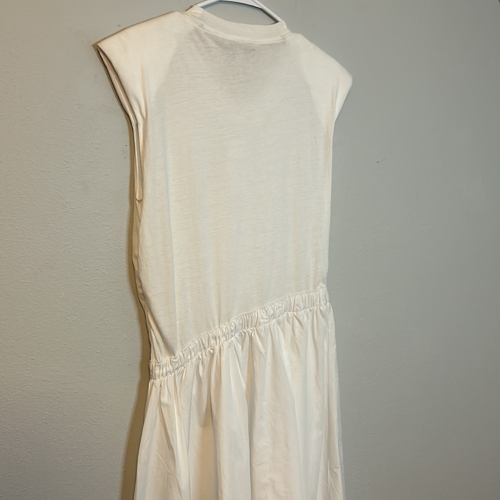Derek Lam 10 Crosby white T-shirt dress, women’s size Large. 100% cotton. - Picture 5 of 11